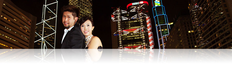 Franky and Annis in Central, Hong Kong