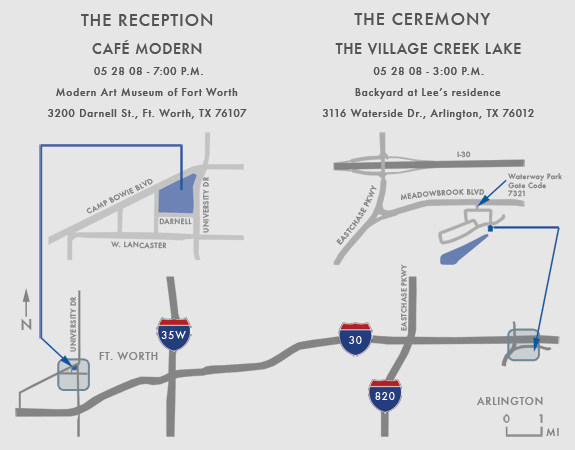 Map & Direction to Lee's Residence and Caf Modern